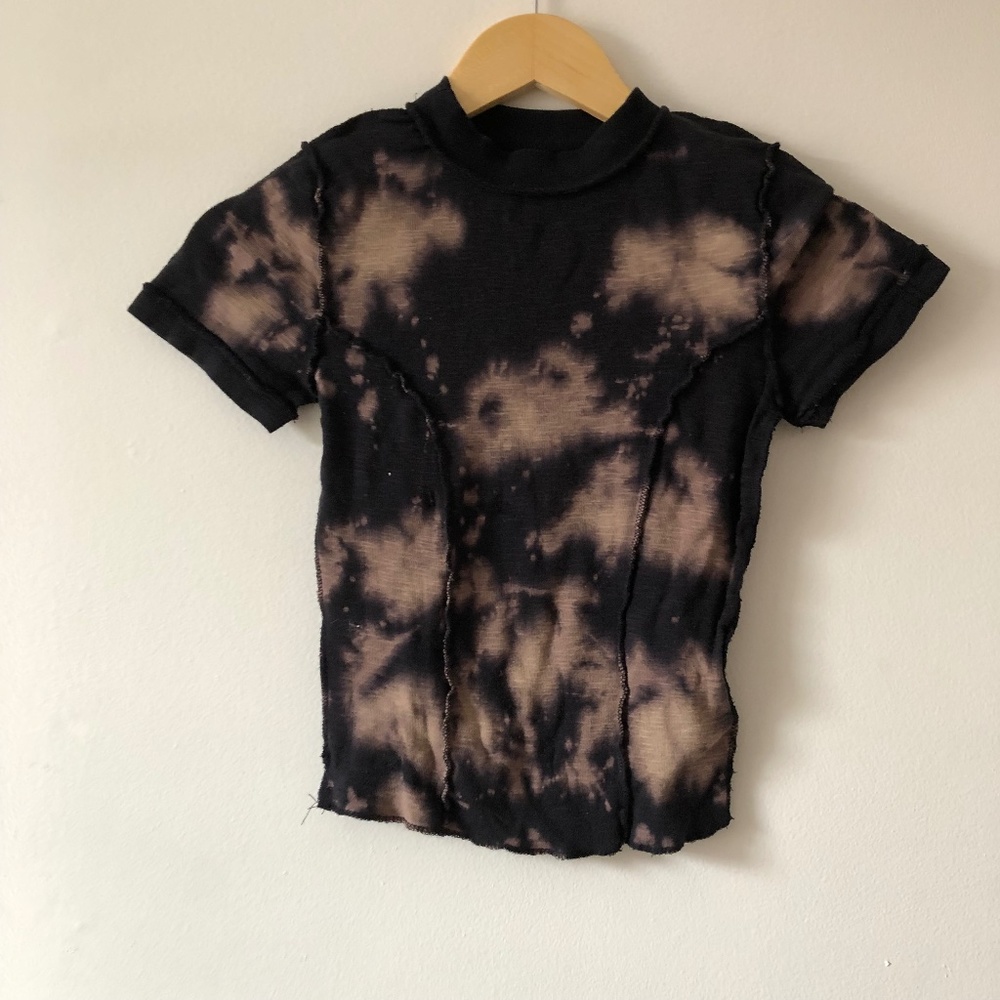 Urban Outfitters Inside Out Acid Wash Tee